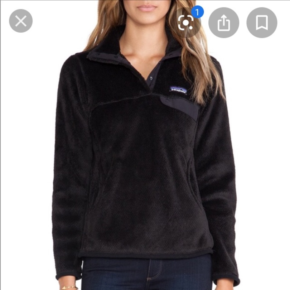 Patagonia ReTool Snap T fuzzy pullover sweater